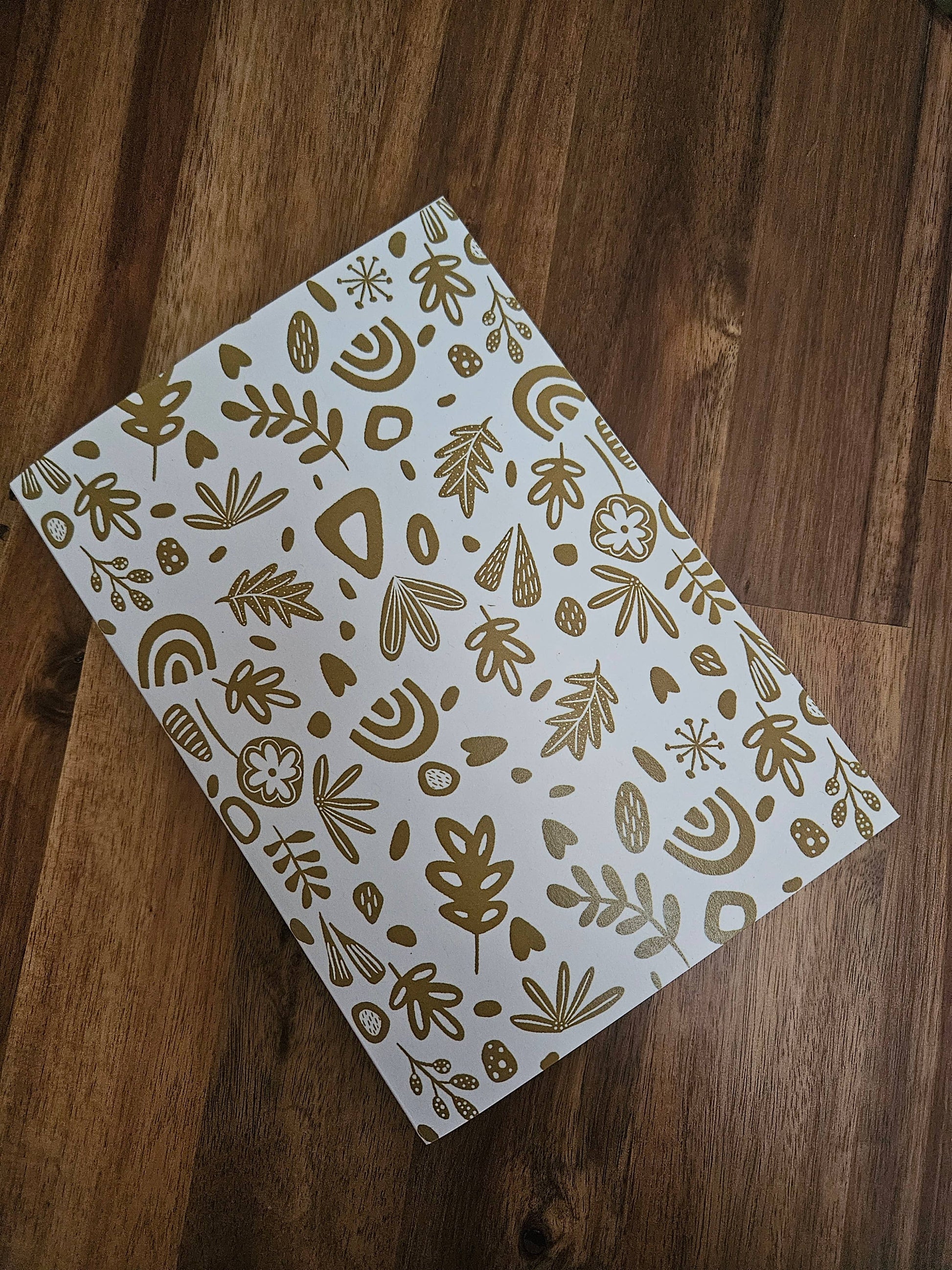 She Designs He Prints Rainbow Notebook, hand made using recycled materials.