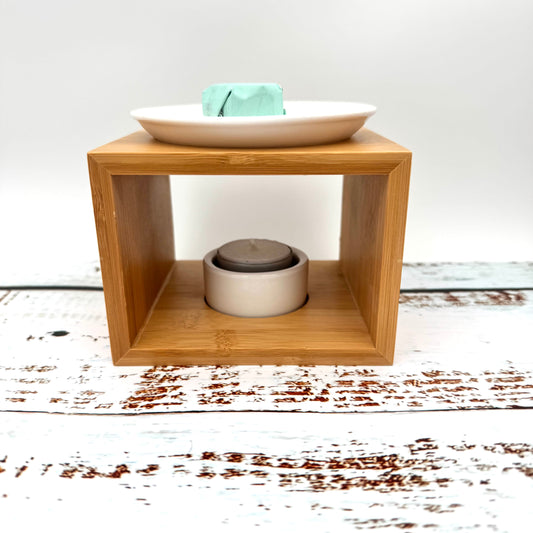 This makes scents Bamboo wax melt burner