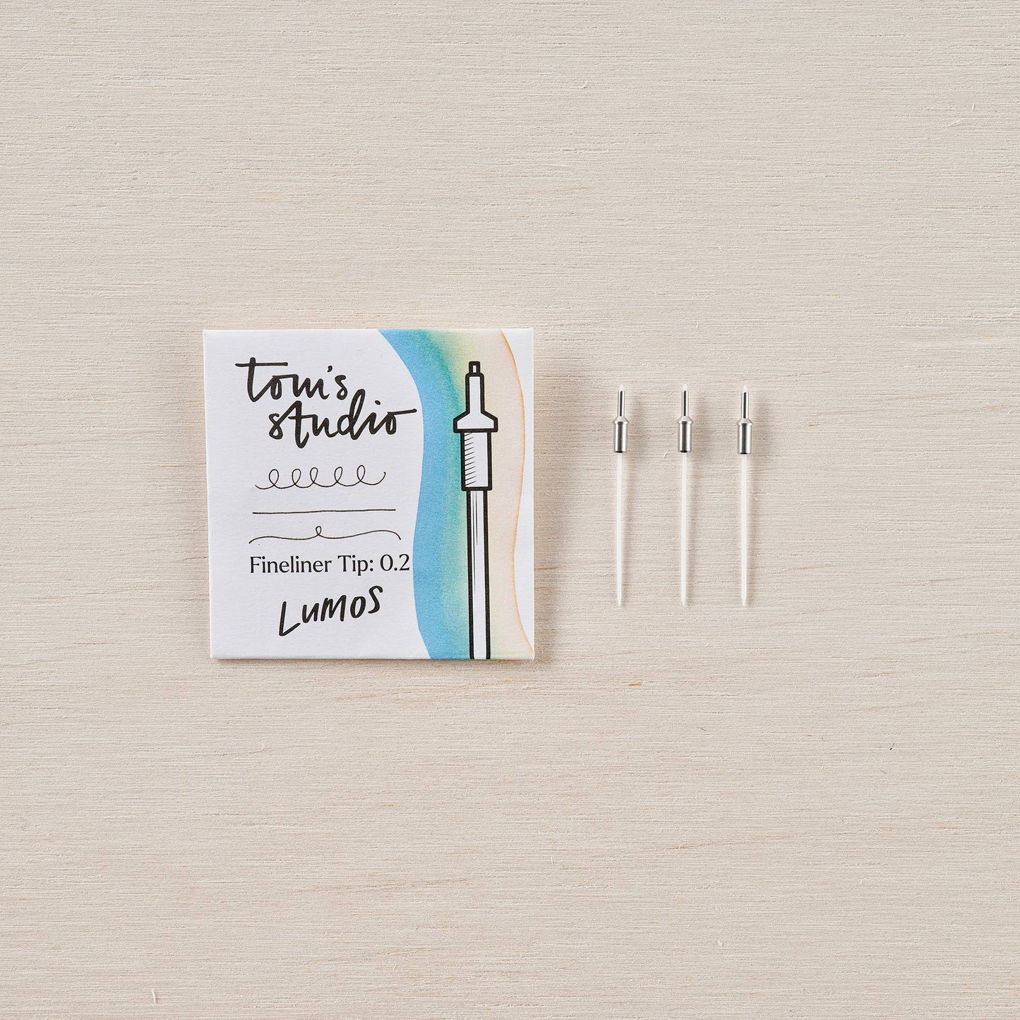 Tom's Studio 3 x 0.2 Fineliner Lumos Tips (pack of 3)