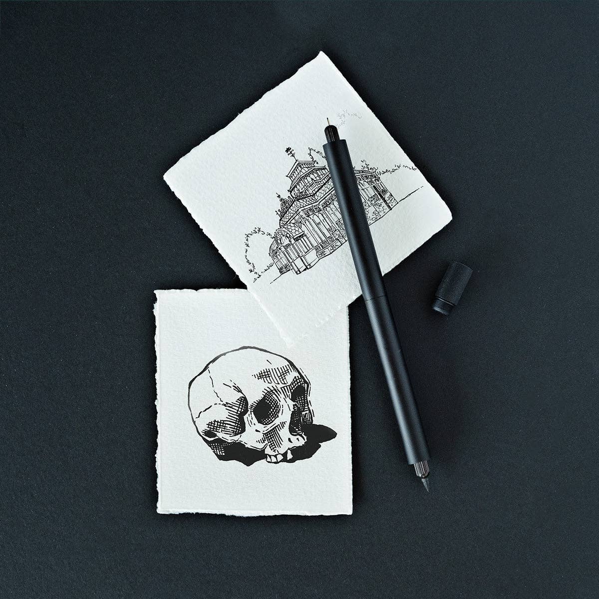 Tom's Studio Duo Tip / Matte Black Lumos Pro - Refillable Multi-Tip Pen