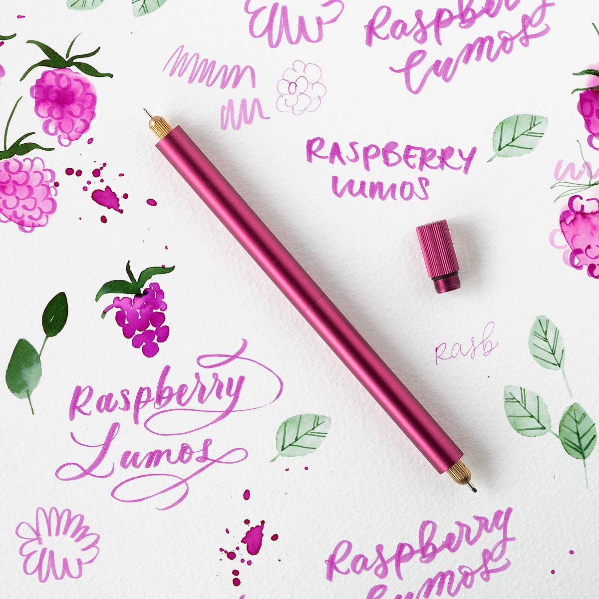Tom's Studio Duo Tip / Raspberry Lumos Pro - Refillable Multi-Tip Pen