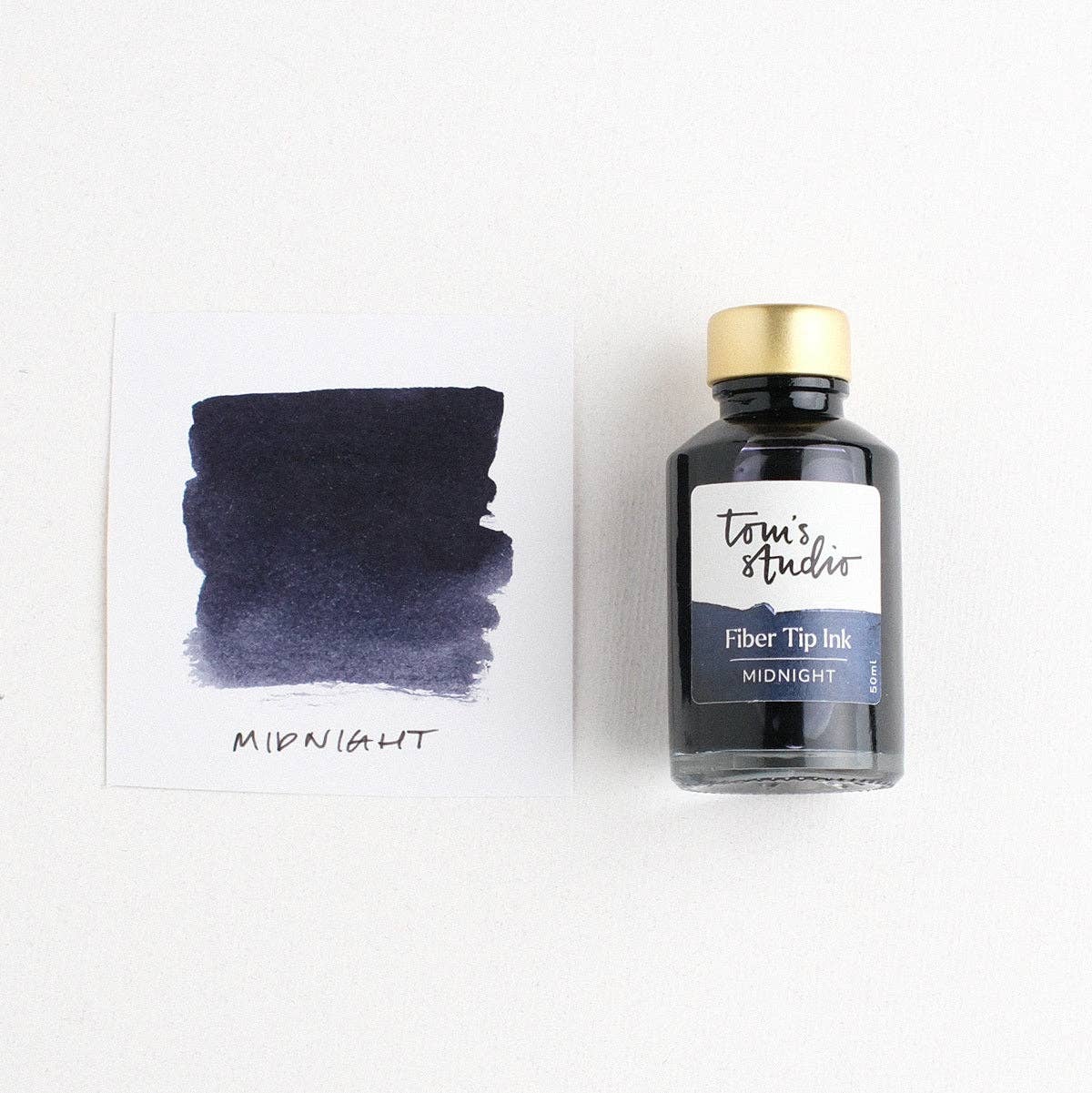 Tom's Studio Fibre Tip Ink - Midnight