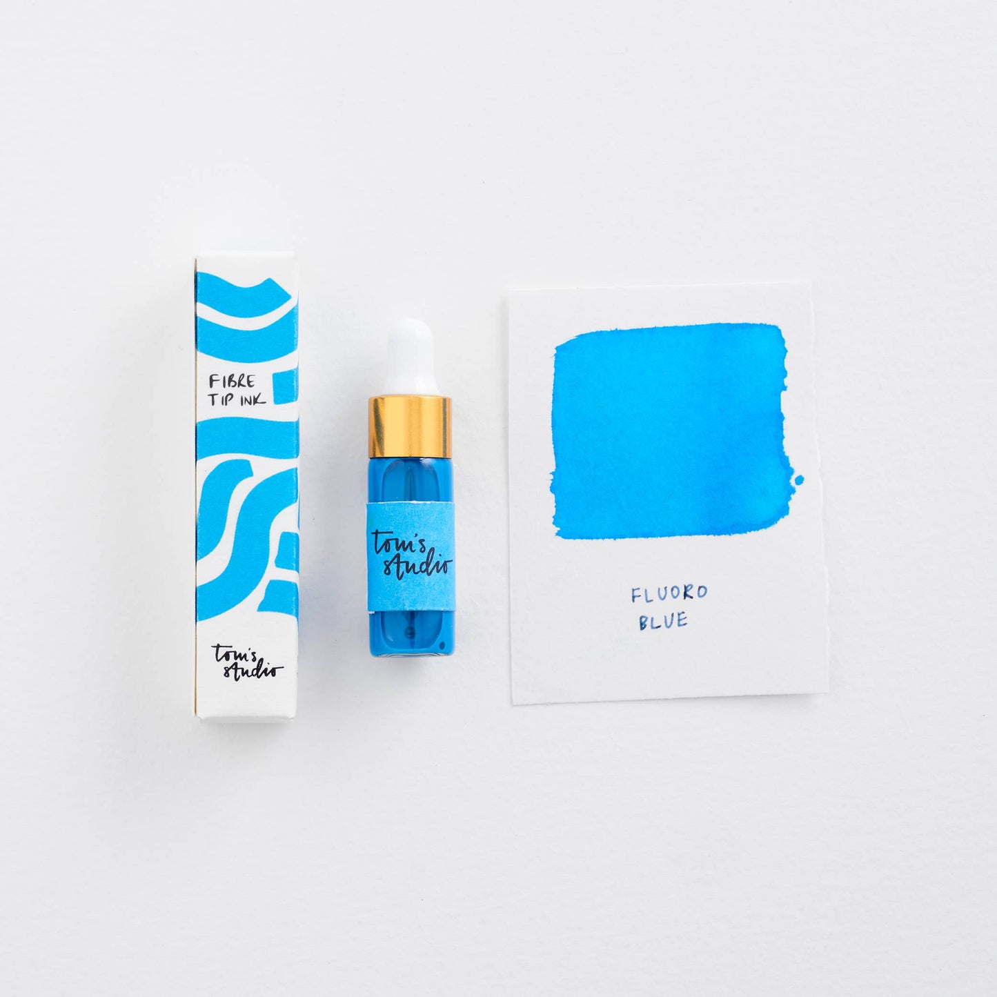 Tom's Studio Fluoro Blue Mini Highlighter Inks