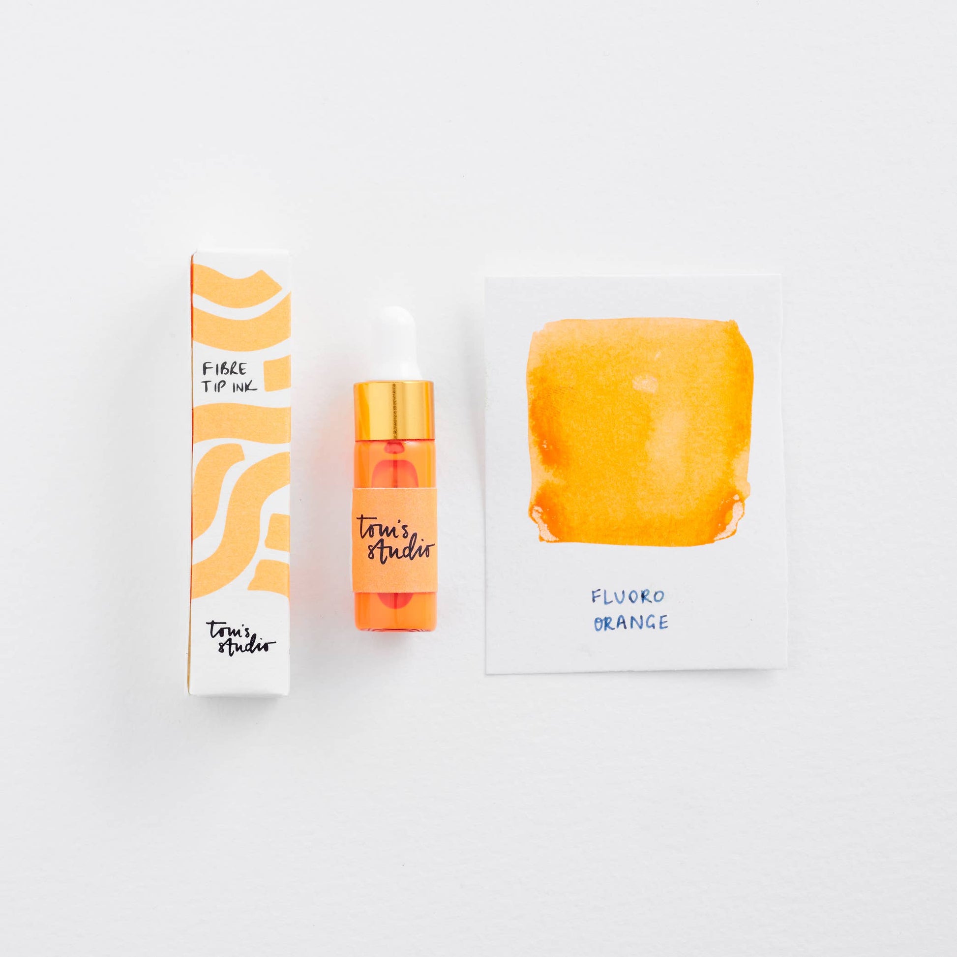 Tom's Studio Fluoro Orange Mini Highlighter Inks