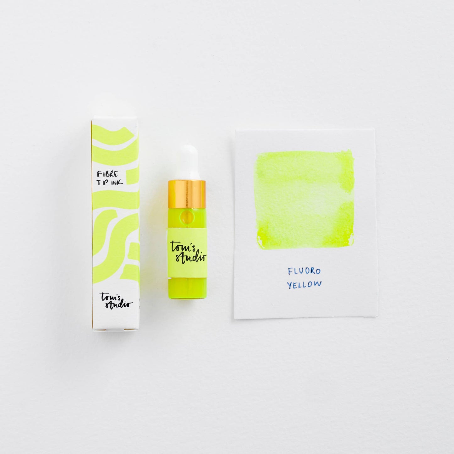 Tom's Studio Fluoro Yellow Mini Highlighter Inks