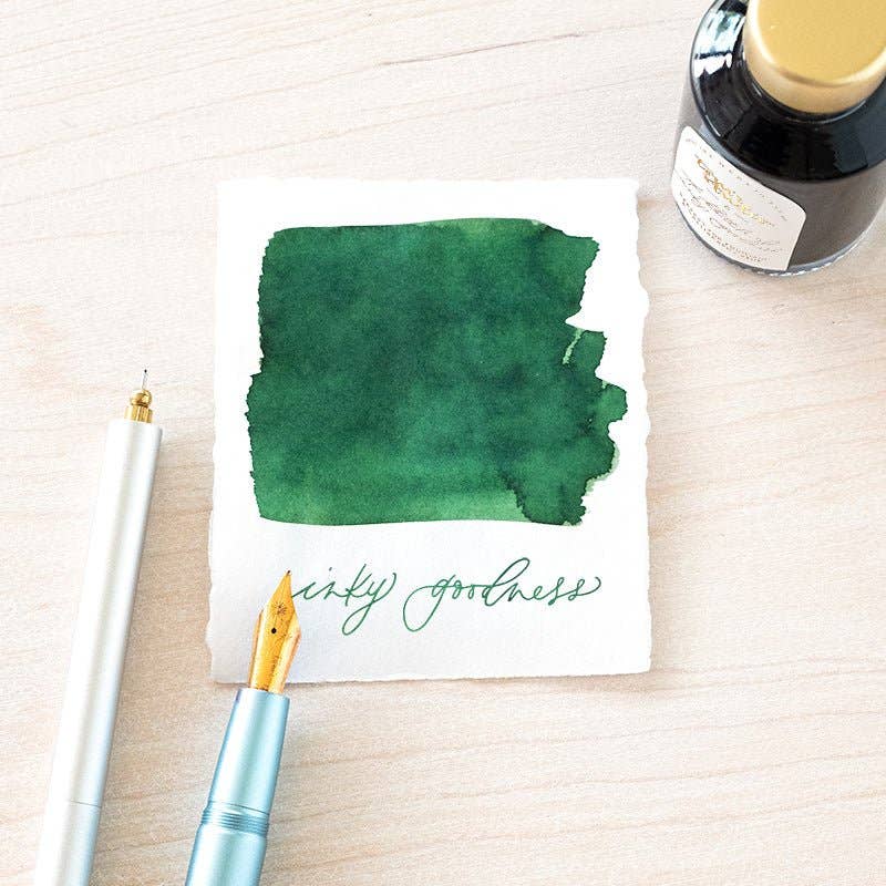 Tom's Studio Fountain Pen Ink - New Forest Green