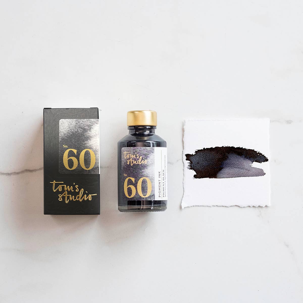 Tom's Studio Fountain Pen Ink - Pigment Black
