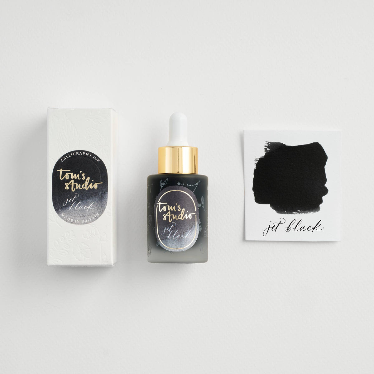 Tom's Studio Jet Black - Calligraphy Ink