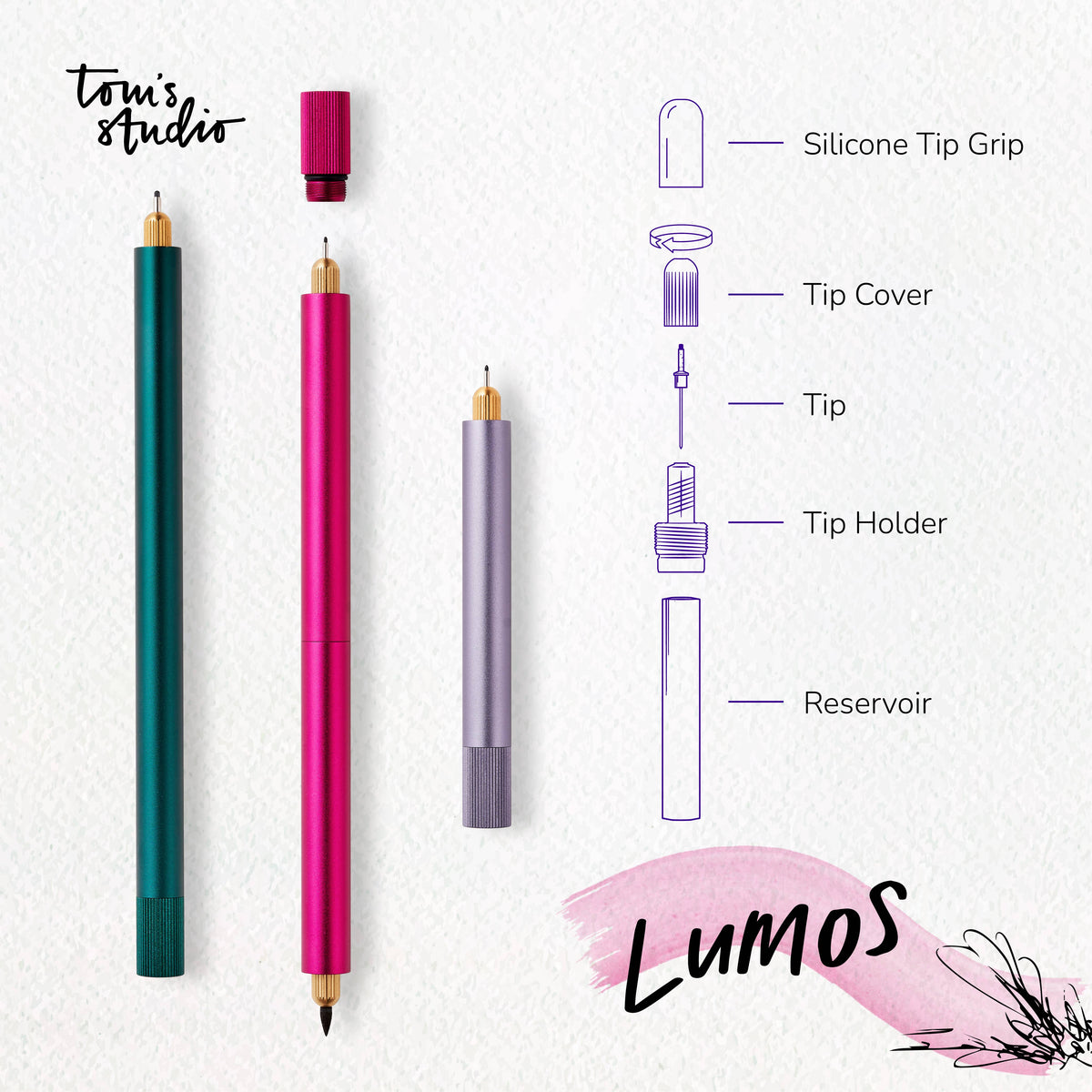 Tom's Studio Lumos Tips (pack of 3)