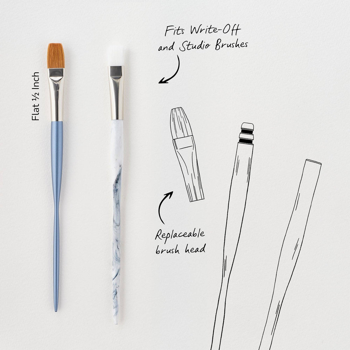 Tom's Studio Studio Paintbrush Set
