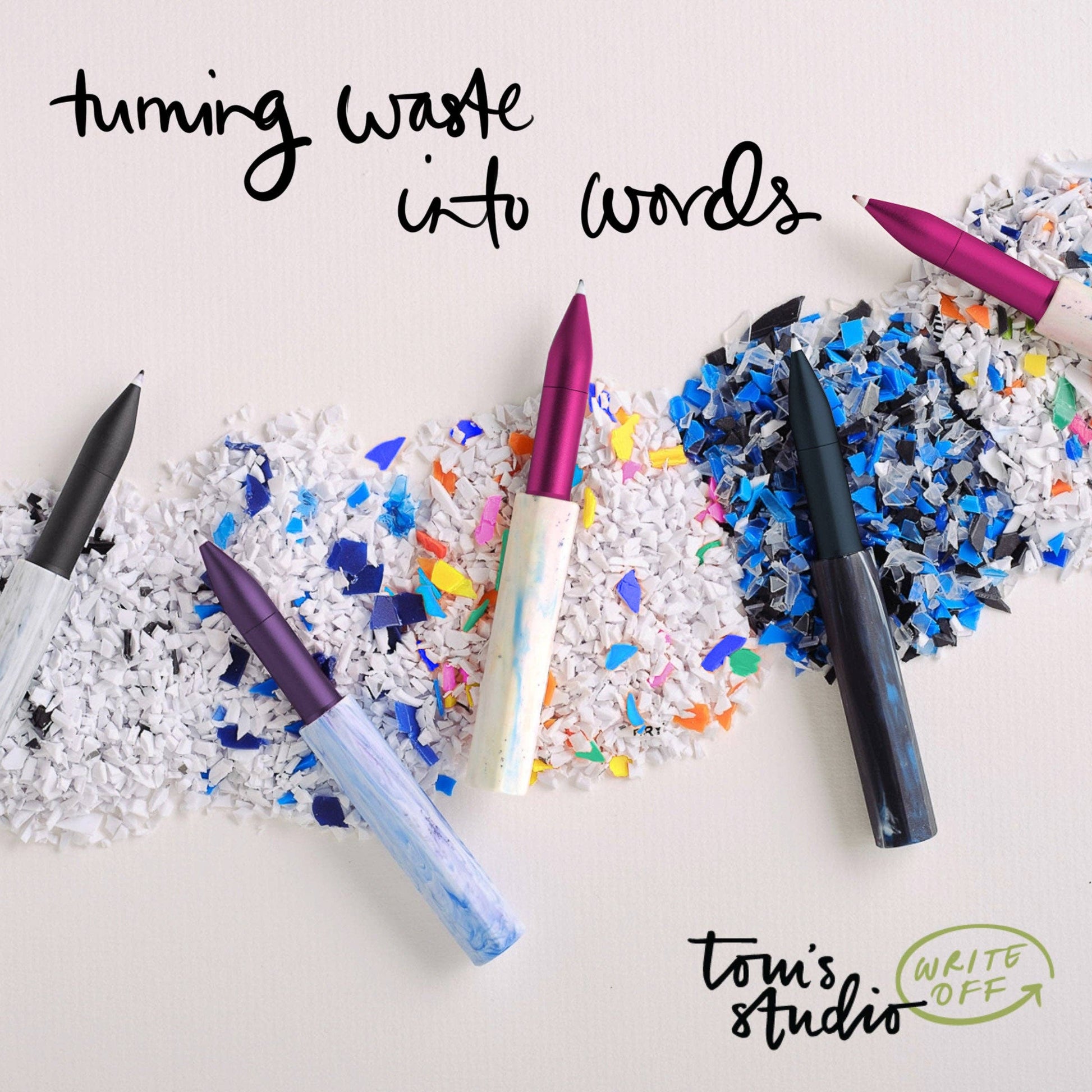 Tom's Studio The Wren Write Off – Made from Disposable Pens