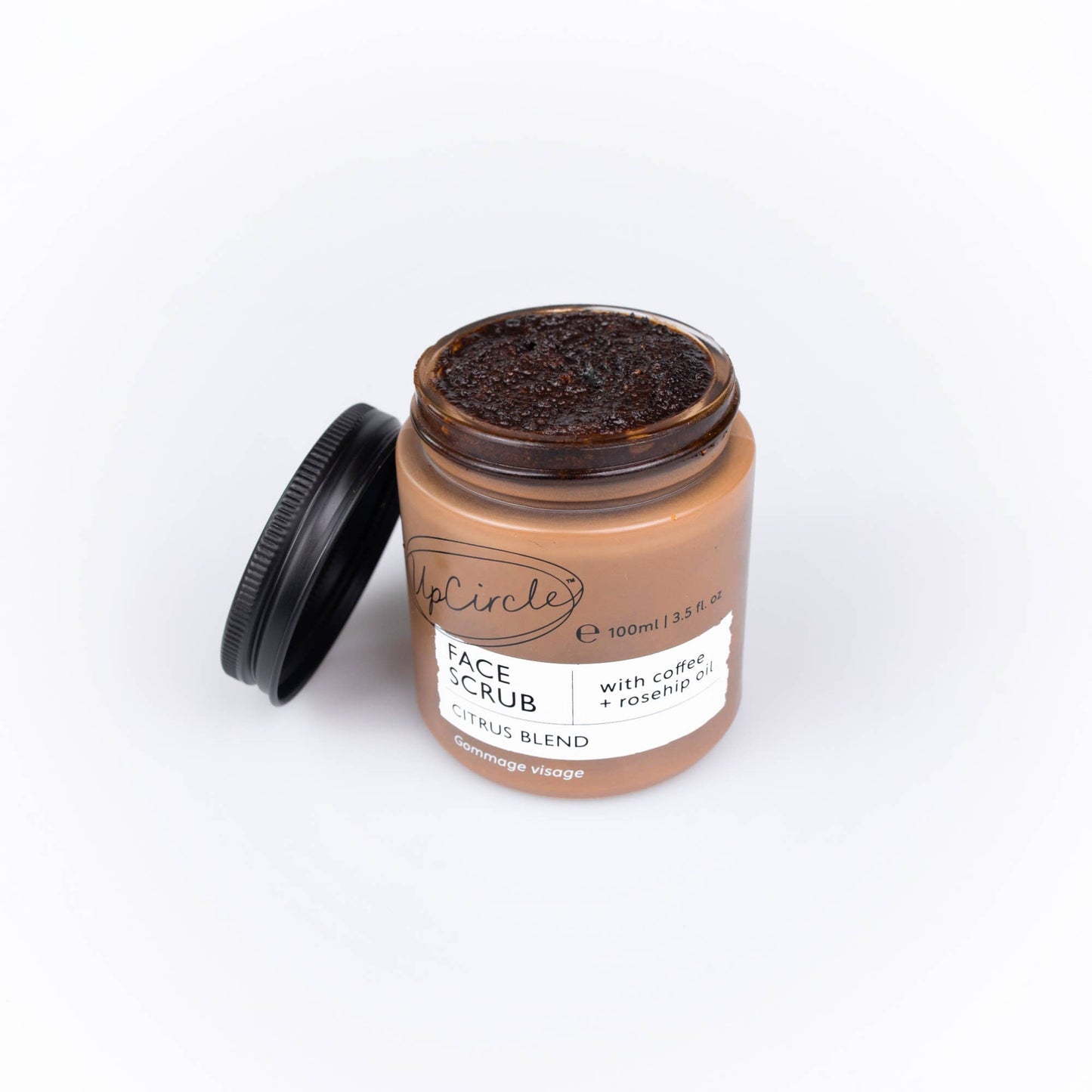UpCircle Beauty Europe Eco Friendly Coffee Face Scrub [Citrus] Vegan Exfoliator