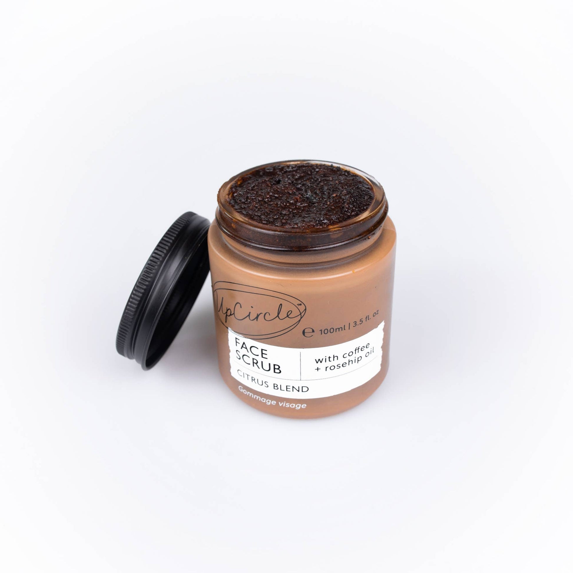 UpCircle Beauty Europe Eco Friendly Coffee Face Scrub [Citrus] Vegan Exfoliator