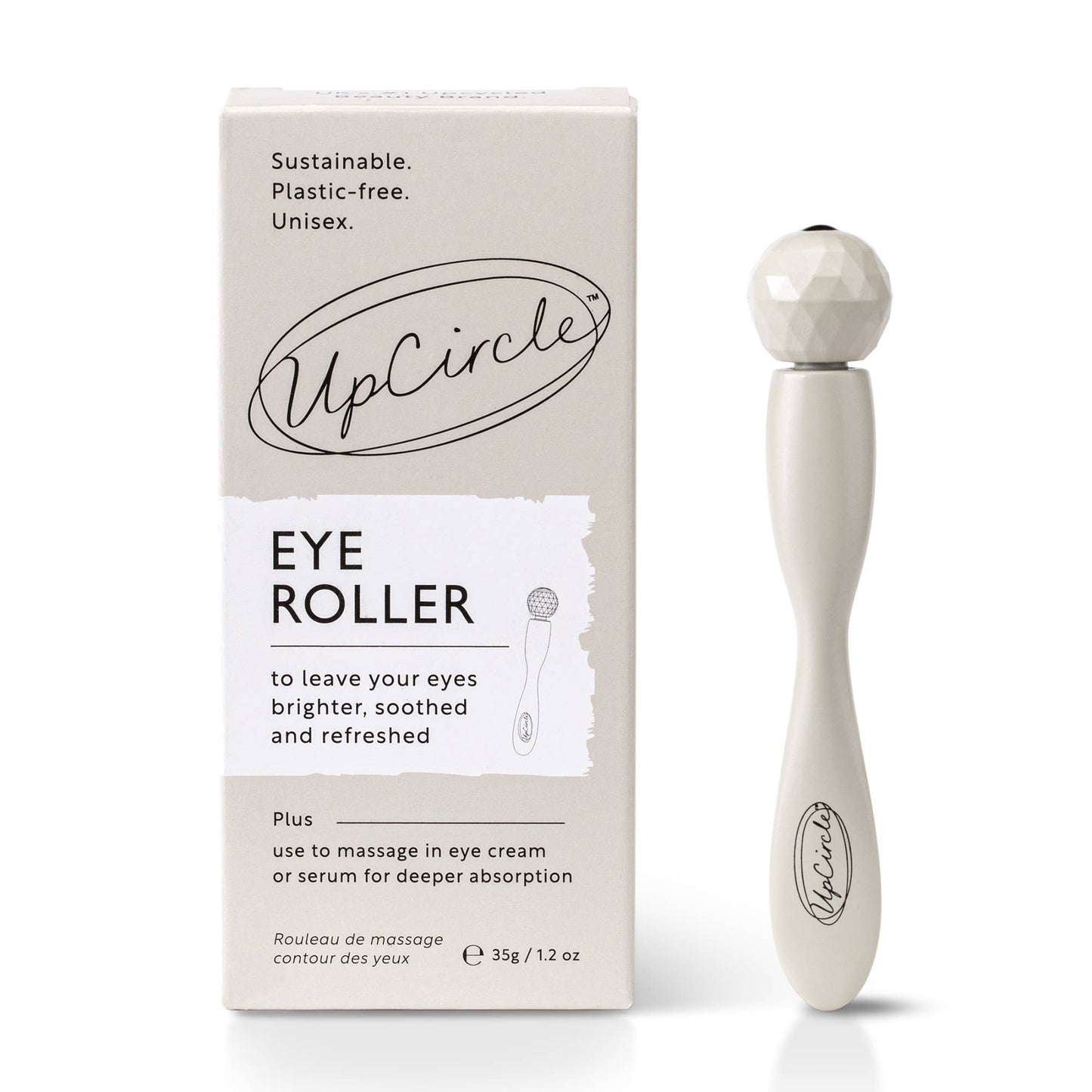 UpCircle Beauty Europe Eye cream and roller