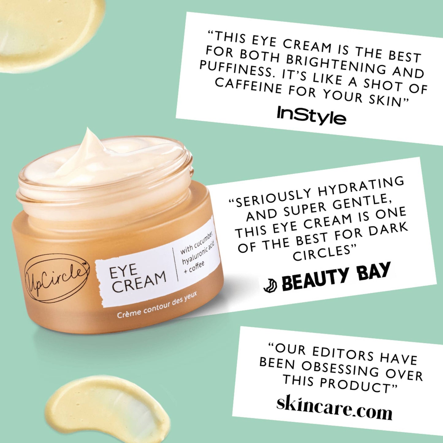 UpCircle Beauty Europe Eye cream and roller