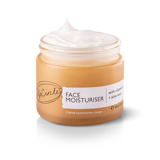 UpCircle Beauty Europe Face Moisturiser with Vitamin E + Aloe Vera - Eco Day Cream