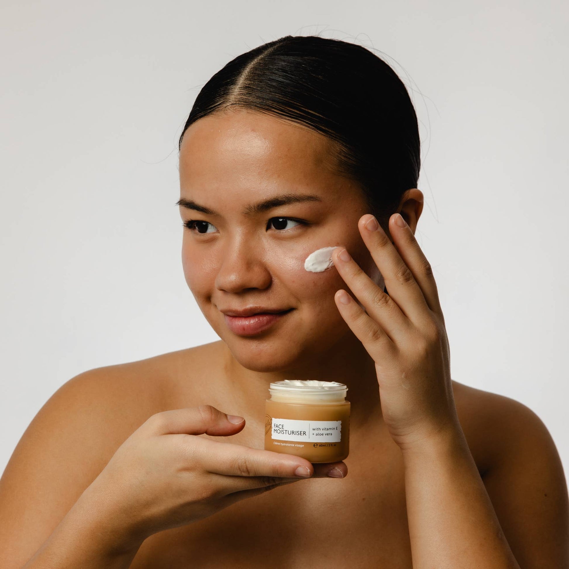 UpCircle Beauty Europe Face Moisturiser with Vitamin E + Aloe Vera - Eco Day Cream