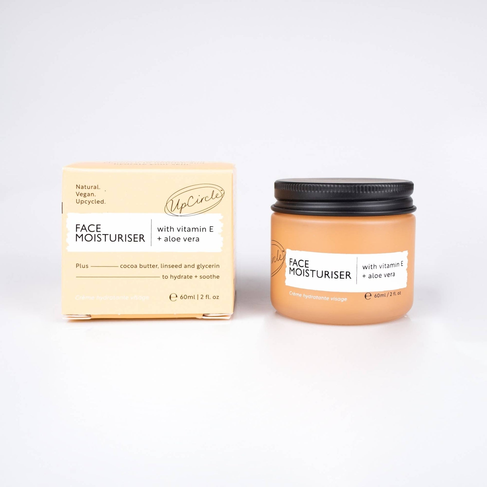 UpCircle Beauty Europe Face Moisturiser with Vitamin E + Aloe Vera - Eco Day Cream