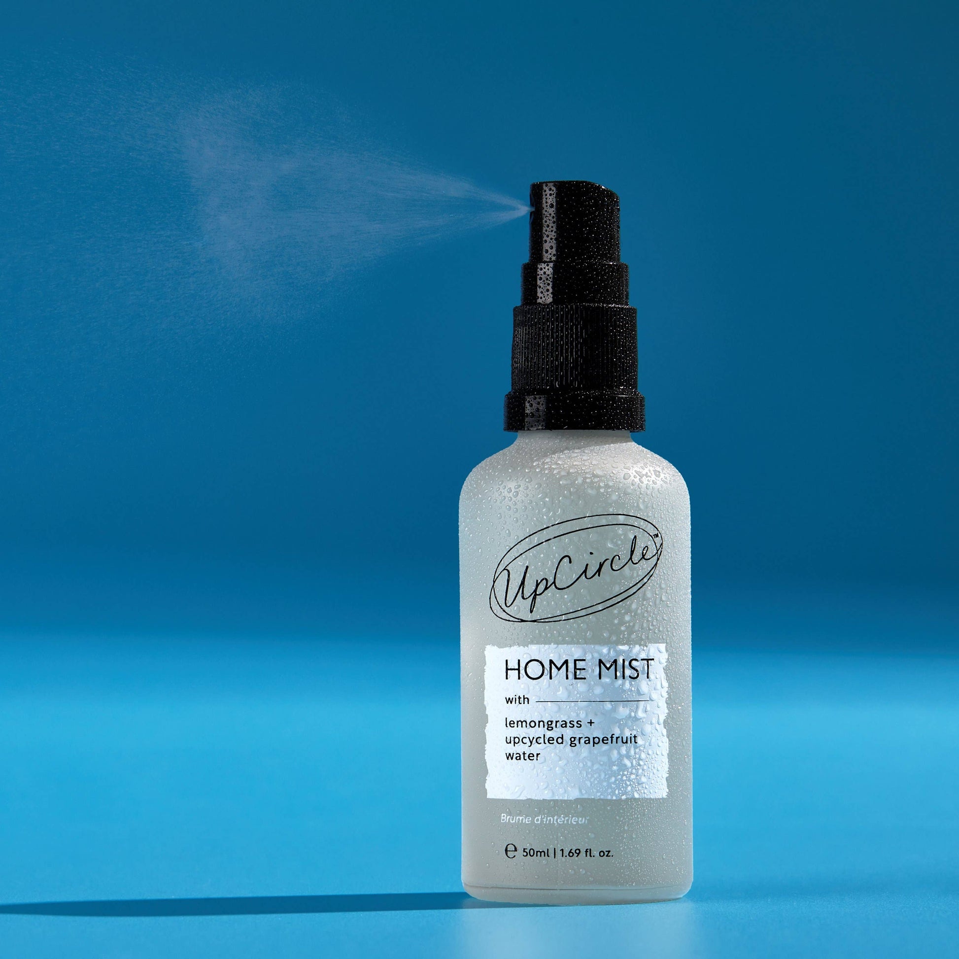 UpCircle Beauty Europe Home Mist with Lemongrass + upcycled Grapefruit Water
