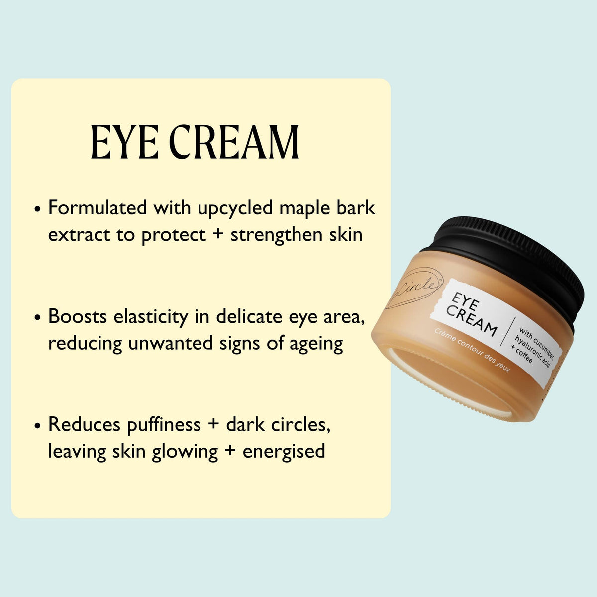 UpCircle Beauty Europe Merry + Bright Eyes Vegan Gingerbread Eco-Friendly Gift Set