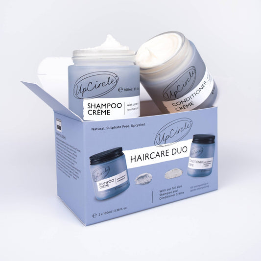 UpCircle Beauty Europe Vegan Spa Hair Care Duo with Coconut, Rosemary + Grapefruit Oils