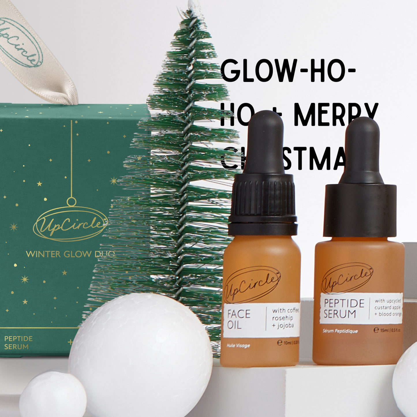 UpCircle Beauty Europe Winter Glow Vegan Natural Festive Christmas Bauble Gift Set