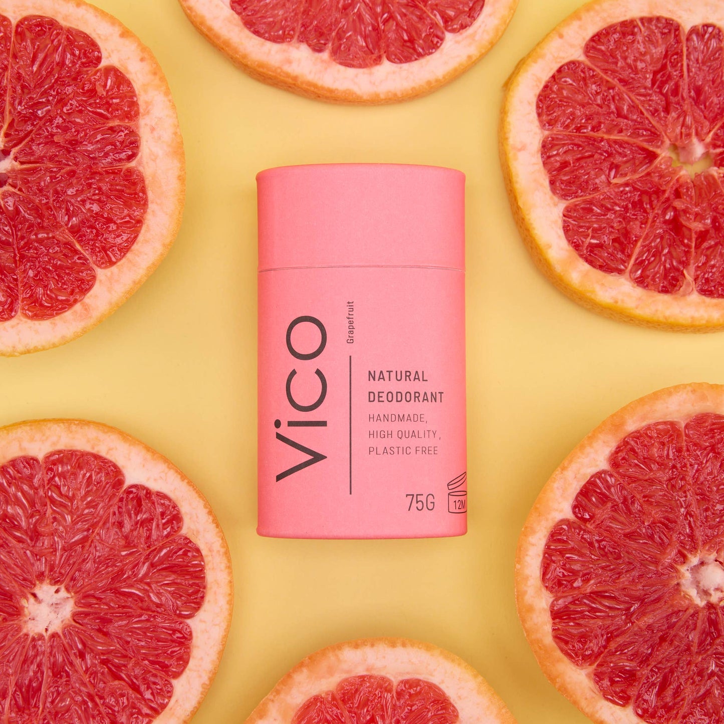 Vico Deodorant Limited Grapefruit Natural Deodorant (Limited Edition)