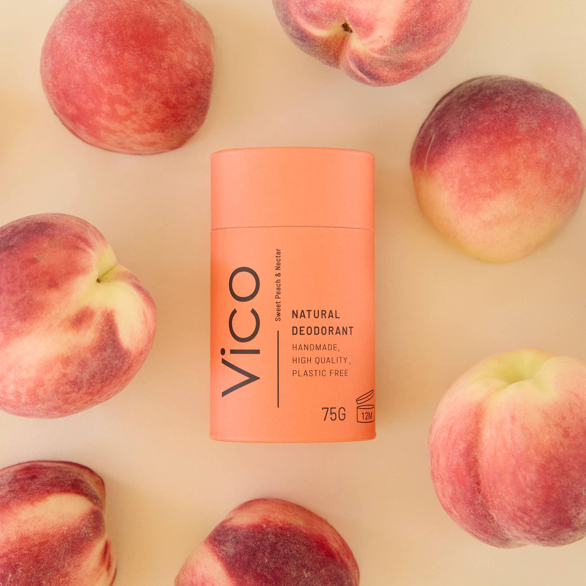 Vico Deodorant Limited Sweet Peach & Nectar Natural Deodorant (Limited Edition)