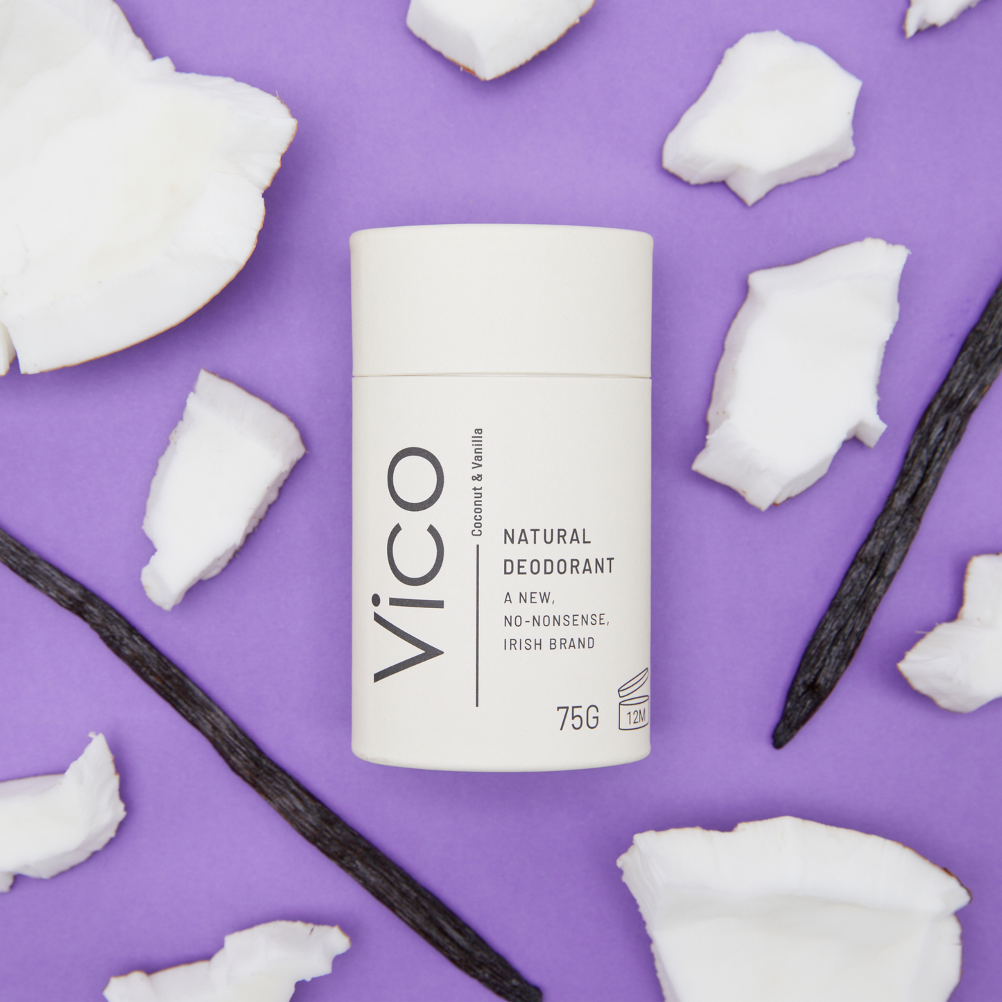 Vico Deodorant Limited Vico Coconut & Vanilla Natural Deodorant