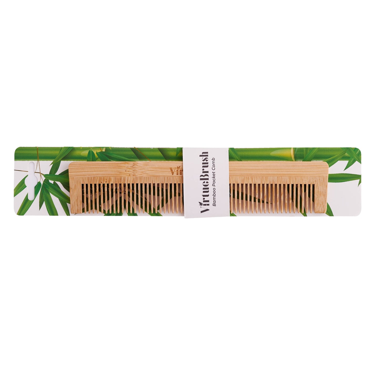 VirtueBrush Bamboo Pocket Hair Comb