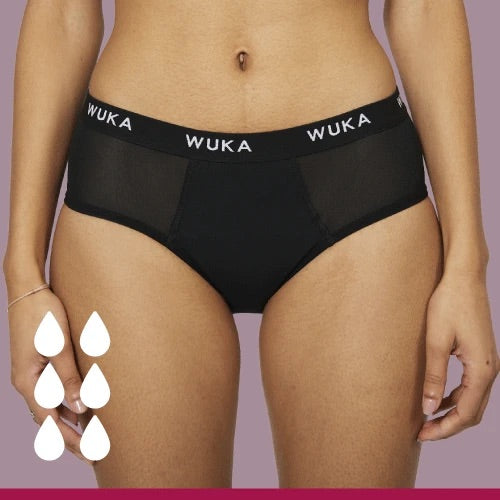 Wuka WUKA® Ultimate Mid Brief Period Pants (Super Heavy/Post partum flow)